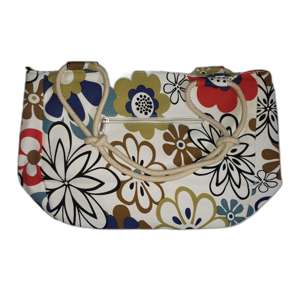 Laurel Foundry Modern Farmhouse Is My Style Floral Canvas Tote Bag New